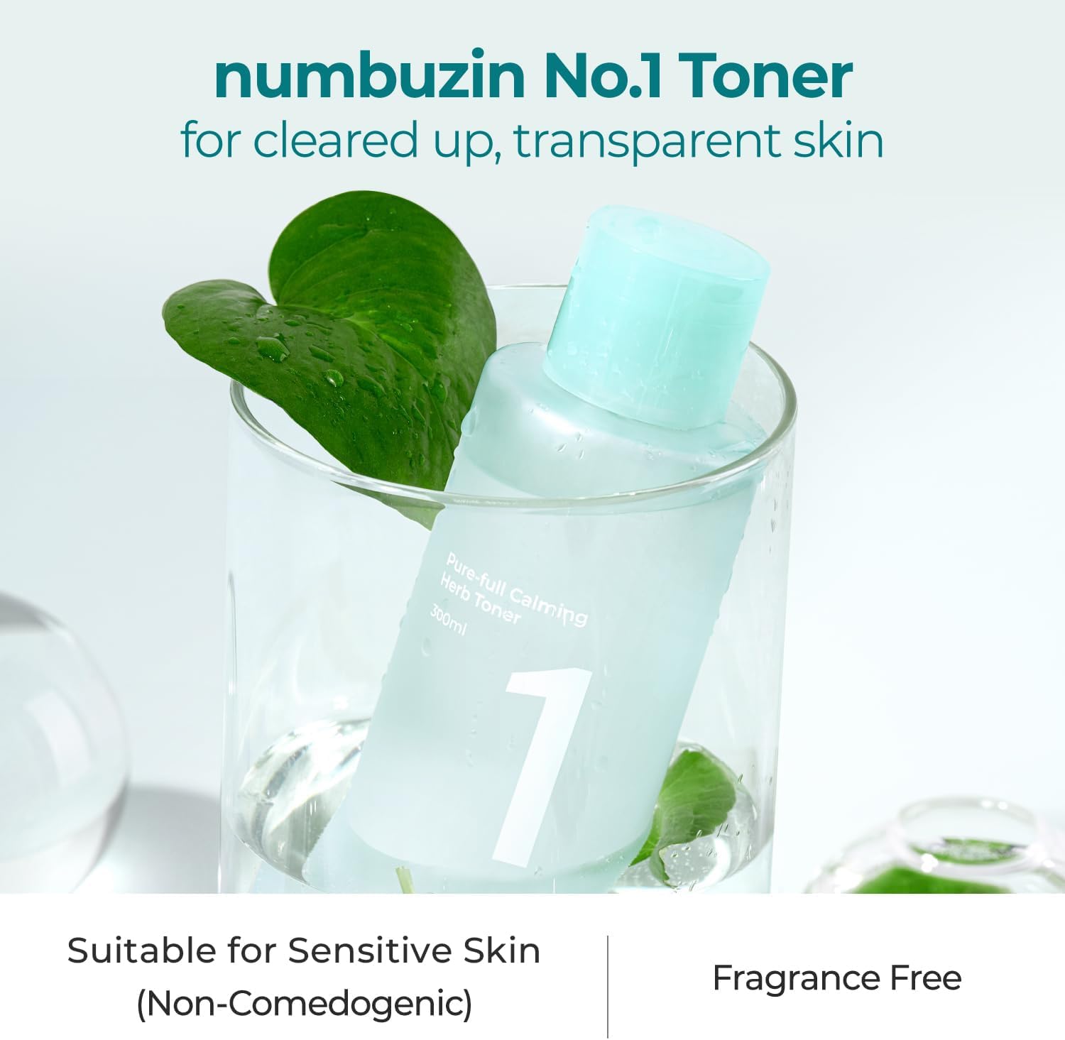 numbuzin No.1 Pure-full Calming Herb Toner 300ml numbuzin