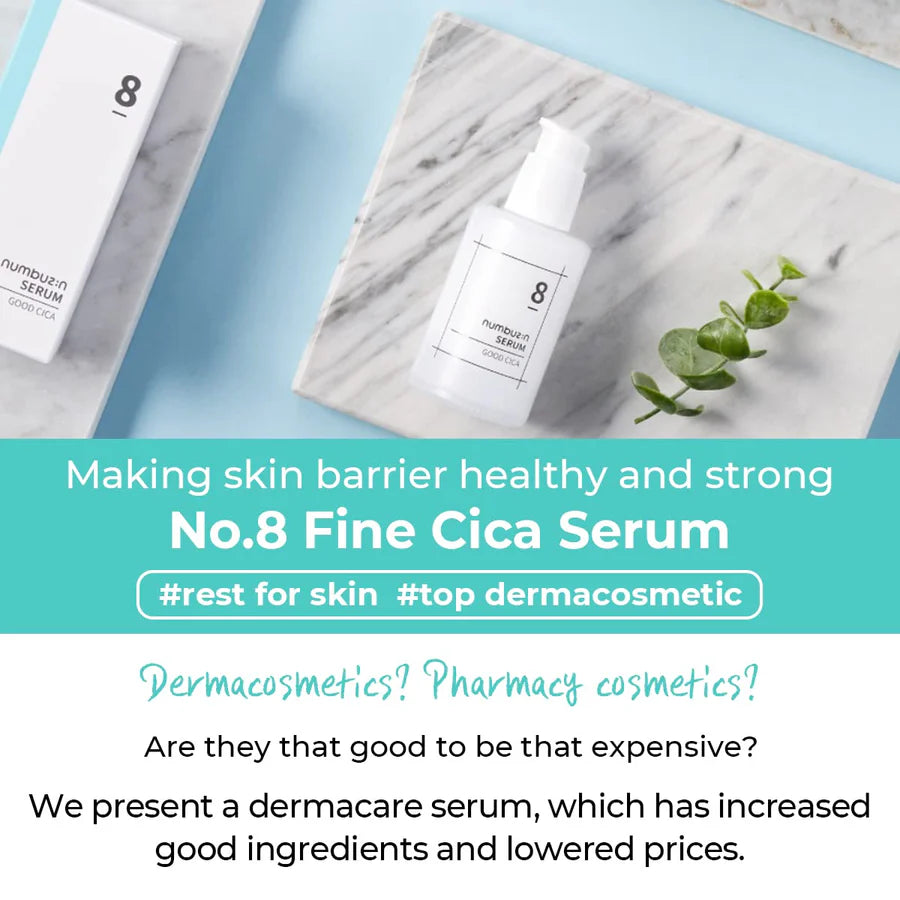 numbuzin No.8 Fine Cica Serum 50ml numbuzin