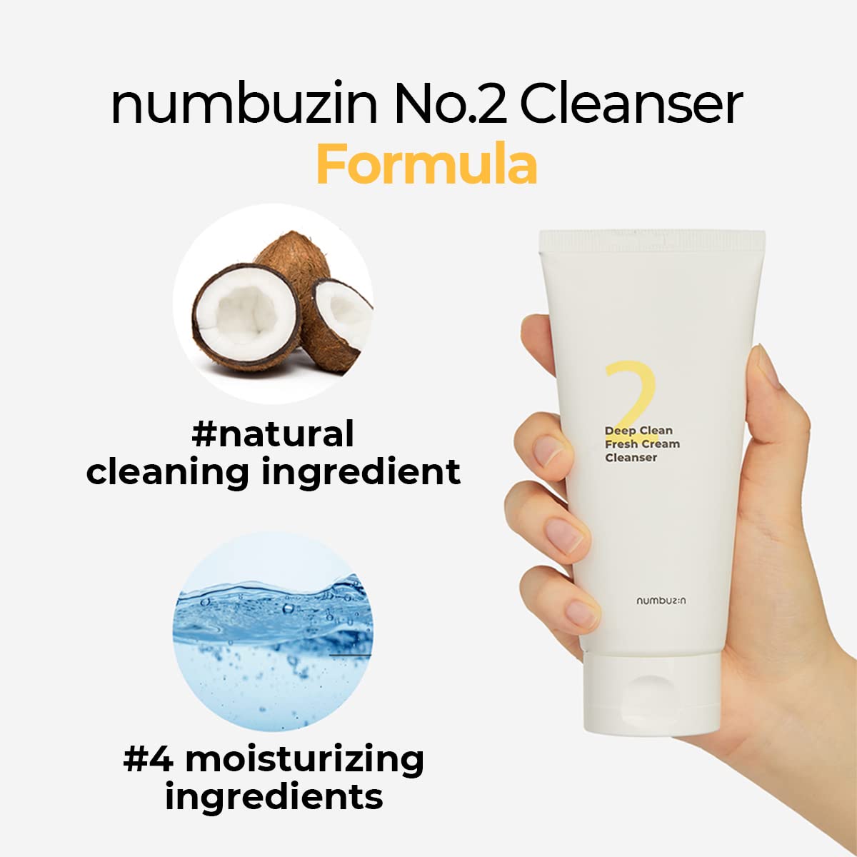 numbuzin No.2 Deep Clean Fresh Cream Cleanser 120ml numbuzin