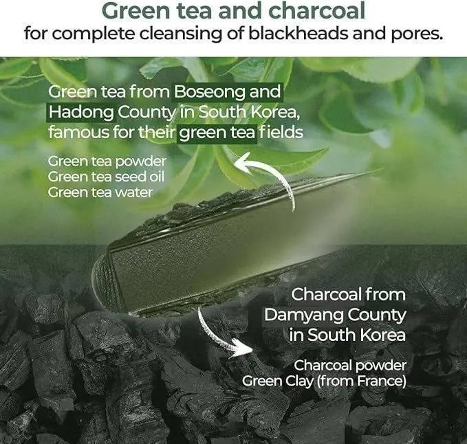 Numbuz in No.3 Green Tea and Charcoal Cleansing Balm, 85g - Sk Atelier
