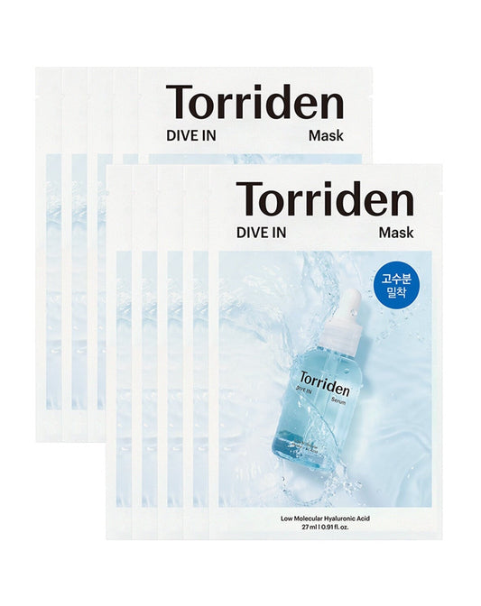 Torriden Dive-In Low Molecule Hyaluronic Acid Mask Sheet 10ea Torriden