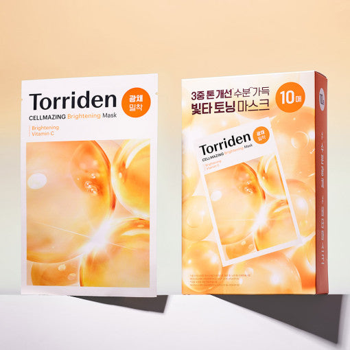 Torriden Cellmazing Vita C Brightening Mask Sheet 26ml X 10ea Torriden