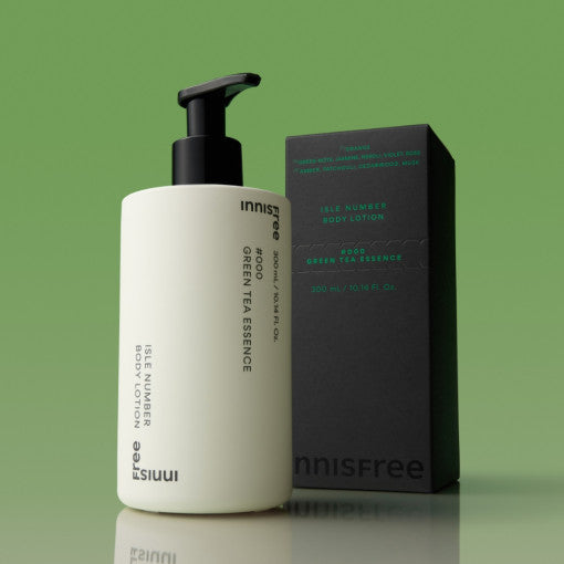 Innisfree Isle Number Body Lotion 300ml #Green Tea Essence innisfree