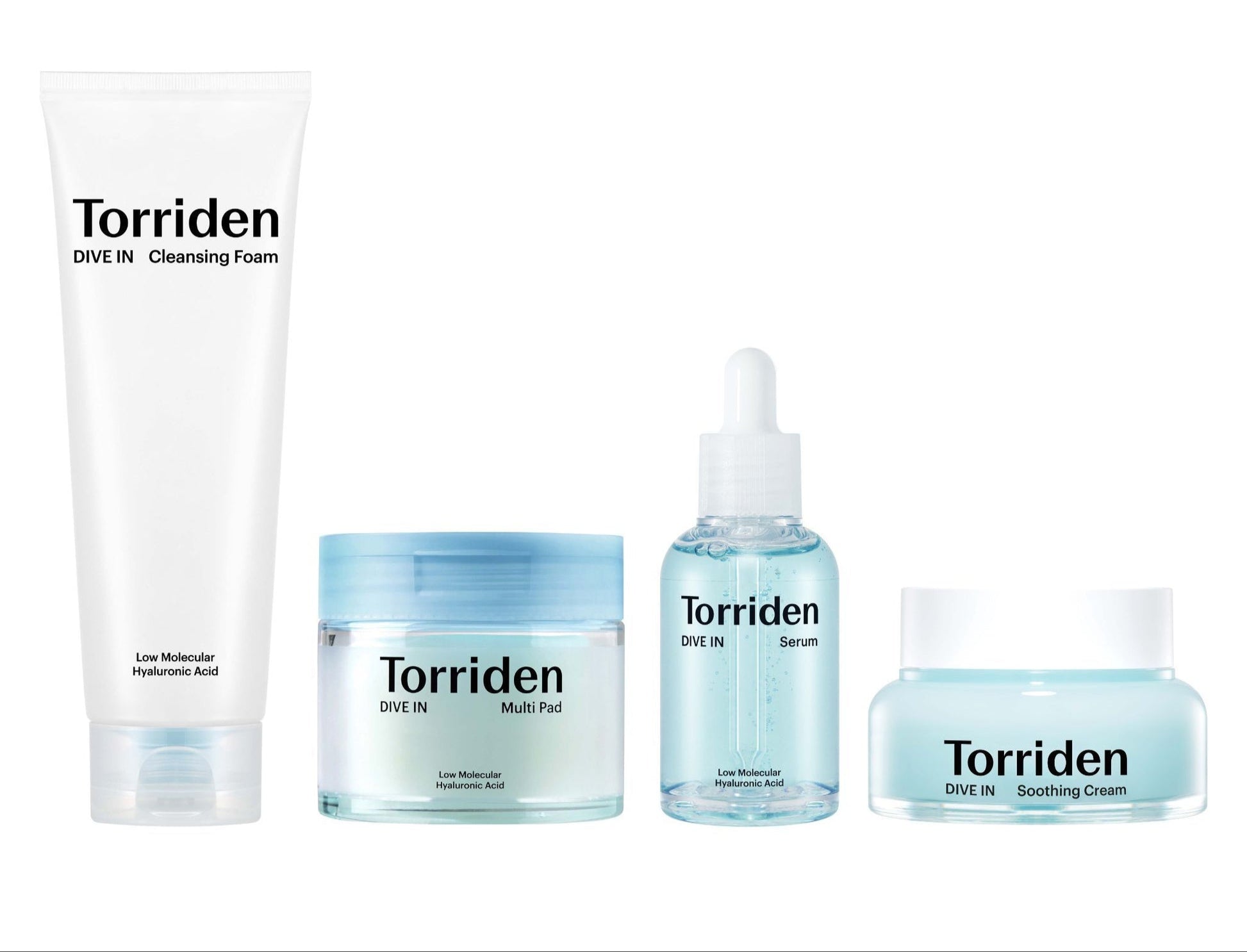 Torriden DIVE IN Hyaluronic Acid Skincare SET Torriden