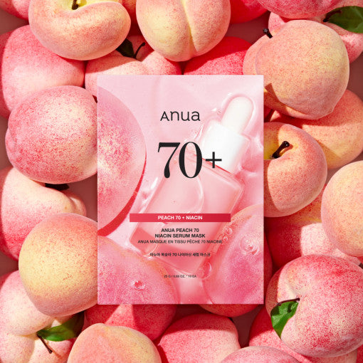 Anua Peach 70 Niacin Serum Mask Sheet 25g X 10ea Anua