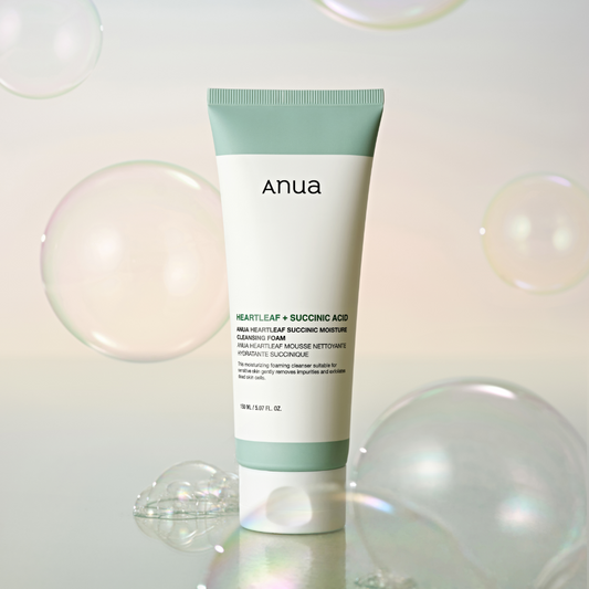 Anua HEARTLEAF SUCCINIC MOISTURE CLEANSING FOAM 150ml Anua